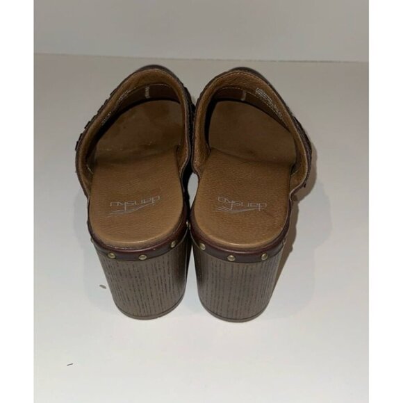 Dansko Deni Mule Clog Fringe Studded Women's Size 41 - Picture 3 of 11